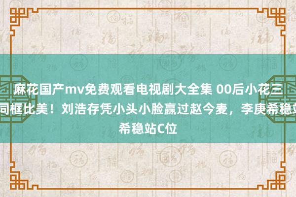 麻花国产mv免费观看电视剧大全集 00后小花三巨头同框比美！刘浩存凭小头小脸赢过赵今麦，李庚希稳站C位